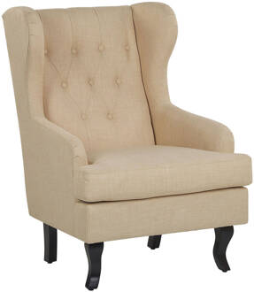 Beliani ALTA - Fauteuil-Beige-Polyester