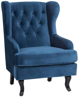 Beliani ALTA Fauteuil blauw