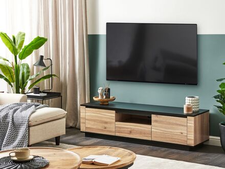 Beliani BILLINGS TV-meubel lichte houtkleur Bruin
