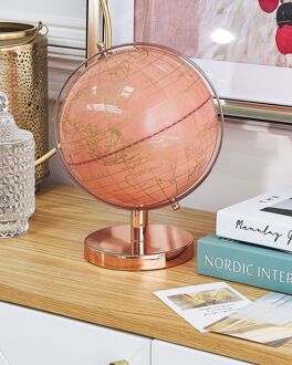 Beliani CABOT - Globe - Roze| Roségoud - Synthetisch materiaal
