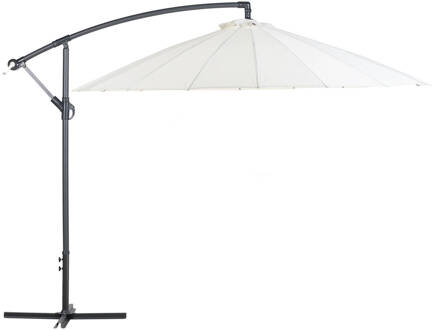 Beliani CALABRIA - Cantilever parasol-Beige-Polyester