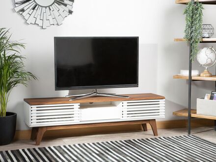 Beliani DETROIT TV-meubel wit