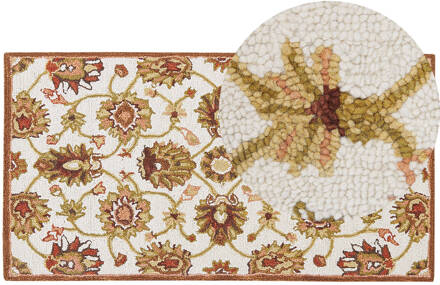 Beliani EZINE Vloerkleed Beige 80x150