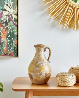 Beliani FILIPPI - Decoratieve vaas - Multicolor - Terracotta