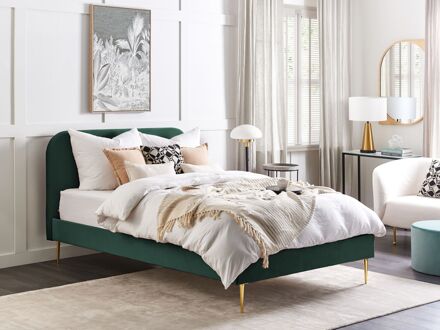 Beliani FLAYAT Bed groen 140x200