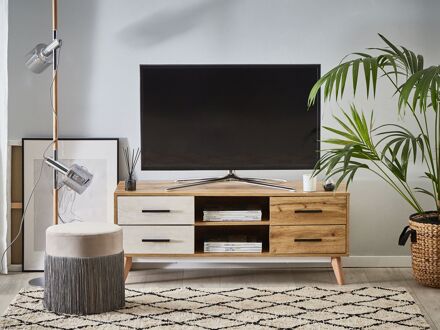 Beliani FLORIDA TV-meubel lichte houtkleur Bruin