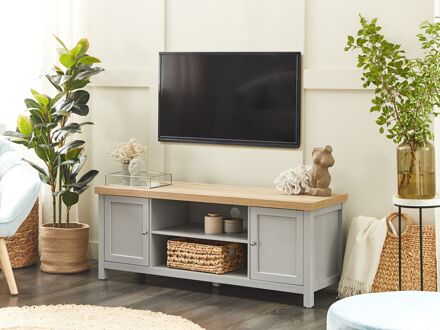 Beliani HAMP TV-meubel grijs