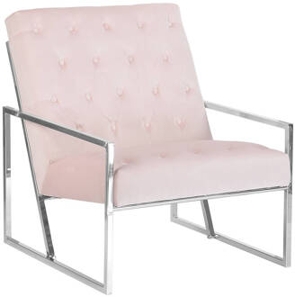 Beliani HARSTAD Fauteuil roze