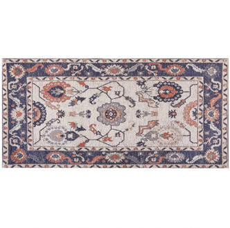 Beliani KABTA Vloerkleed Multicolor 80x150