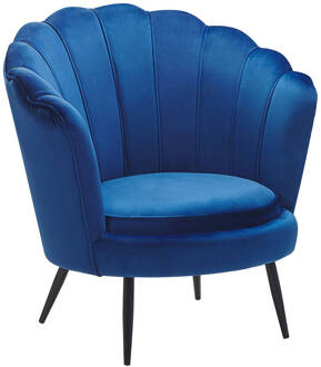 Beliani LOVIKKA fauteuil blauw