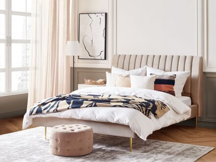 Beliani MARVILLE Bed beige 180x200