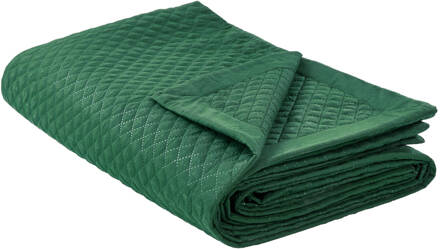 Beliani NAPE - Sprei-Groen-Polyester