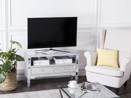 Beliani NICEA TV-meubel zilver