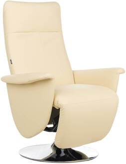 Beliani PRIME - TV-fauteuil-Beige-Kunstleer