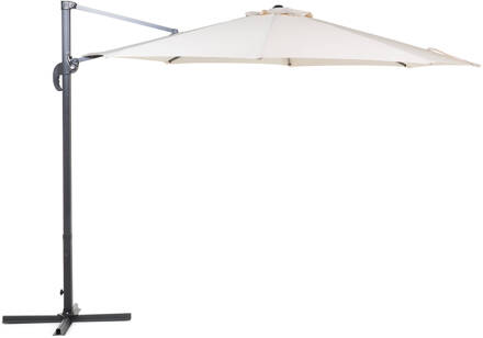 Beliani SAVONA - Cantilever parasol-Beige-Polyester