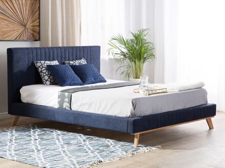 Beliani TALENCE Bed Blauw 180x200