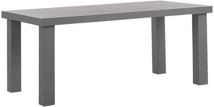 Beliani TARANTO Eettafel 90x180x76 Grijs