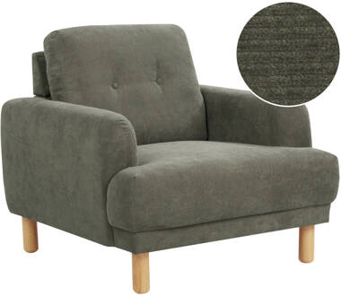 Beliani TUVE - Fauteuil-Groen-Corduroy