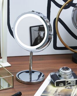 Beliani VERDUN - make-up spiegel - Zilver - Metaal