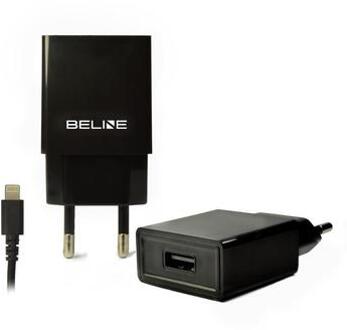 Beline Lightning-oplader - 1A - Zwart