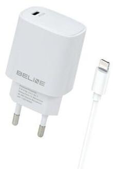Beline PD 3.0 20W Lightning-oplader - iPhone 14/13/12/X/iPad Pro - Wit