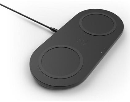 Belkin 2x 10W Dual Wireless Charging Pad Oplader Zwart