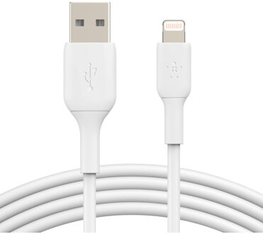 Belkin BOOST CHARGE Lightning to USB-A Cable, 1M Oplader Wit