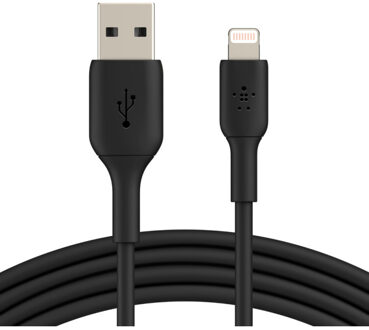 Belkin BOOST CHARGE Lightning to USB-A Cable, 1M Oplader Zwart
