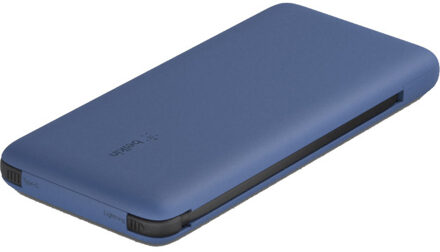 Belkin Boost↑Charge™ Plus Powerbank + Integrated Cables - 10.000 mAh - Blauw - One size