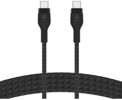 Belkin BoostCharge Pro Flex USB-C / USB-C Kabel 60W - 2m - Zwart