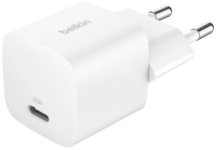 Belkin BoostCharge USB-C oplader 25W - Wit - One size