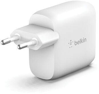 Belkin Dual USB Wall Charger + USB-A naar Lightning kabel - 24W Oplader Wit
