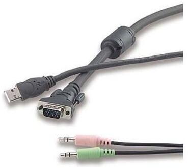Belkin SOHO USB KVM kabel kit 1,8m OP=OP!