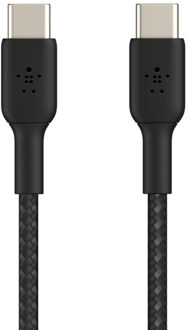 Belkin Usb C naar Usb C Kabel 1m Nylon Zwart