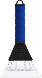 Bell IJskrabber/raamkrabber blauw kunststof met foam grip 26 x 13 cm - IJskrabbers