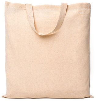 Bell Katoenen boodschappen tas - naturel - 100% katoen - draagtasjes - Shoppers Beige