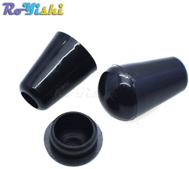 Bell Stopper Met Deksel Cord Ends Lock Stopper Plastic Black Toggle Clip 100stk
