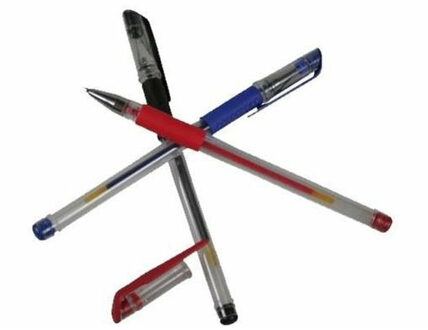 Bella 12x Bellatio knutselset gelpennen gekleurd Multi