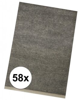 Bella 58x Luxe hobby overtrekpapier - Hobbypapier Multikleur