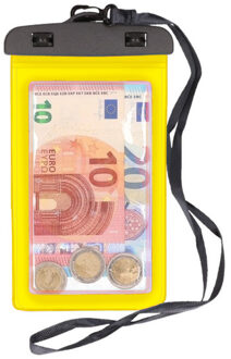 Bella Bellatio Design waterdicht geldbuidel / moneybelt nektasje - Geel
