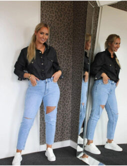 Bella blouse | grijs - maat 36