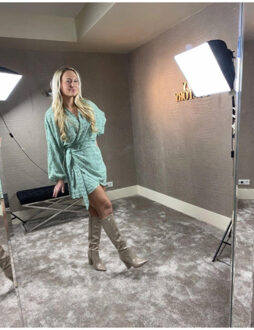 Bella dress | green Groen - 38