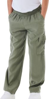 Bella Straight Twill Cargo Broek Junior groen - 116