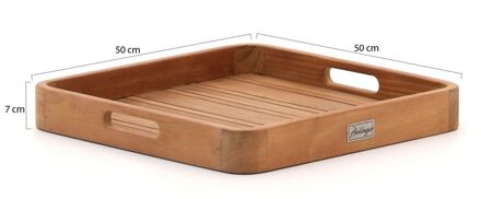 Bellagio Caccamo dienblad 50x50cm - Laagste prijsgarantie! Bruin