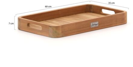 Bellagio Caccamo dienblad 60x35cm - Laagste prijsgarantie! Bruin