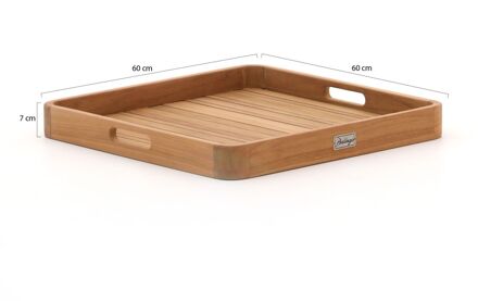 Bellagio Caccamo dienblad 60x60cm - Laagste prijsgarantie! Bruin