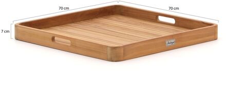 Bellagio Caccamo dienblad 70x70cm - Laagste prijsgarantie! Bruin