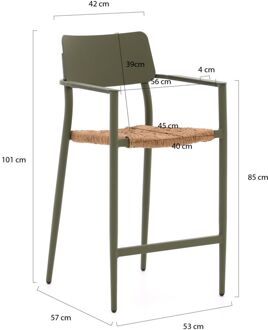 Bellagio Cino 175cm barset 5-delig stapelbaar - Laagste prijsgarantie! Wit