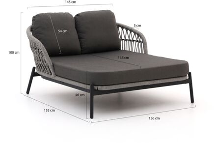 Bellagio Cupello lounge daybed - Laagste prijsgarantie! Grijs