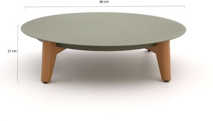 Bellagio Esenta lounge tuintafel ø86 (h:21cm)/ø 68 (h:19cm) - Laagste prijsgarantie! Groen
